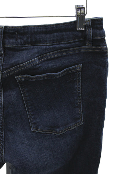 DL1961 Women Skinny Blue Jeans Mid Rise Cotton Button Size 31