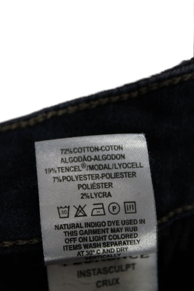 DL1961 Women Skinny Blue Jeans Mid Rise Cotton Button Size 31