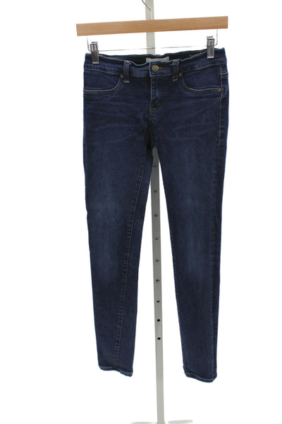 Henry & Belle Womens Skinny Blue Jeans Cotton Mid Rise Size 26