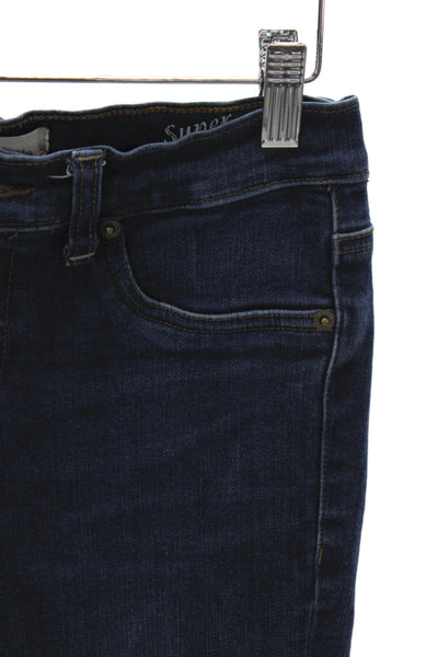 Henry & Belle Womens Skinny Blue Jeans Cotton Mid Rise Size 26