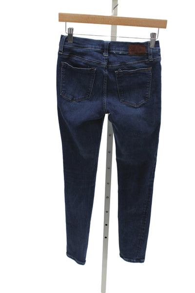 Henry & Belle Womens Skinny Blue Jeans Cotton Mid Rise Size 26