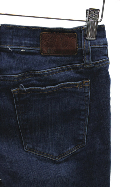 Henry & Belle Womens Skinny Blue Jeans Cotton Mid Rise Size 26