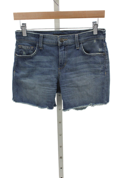 Joes Womens Cut-Off Blue Cotton Shorts Size 25