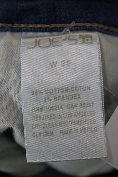 Joes Womens Cut-Off Blue Cotton Shorts Size 25
