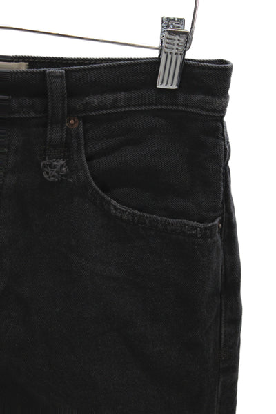 We The Free Womens Cut-Off Cotton Shorts Black Size 27