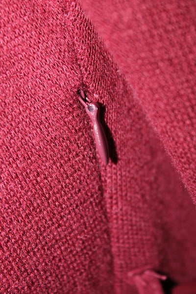 Zara Women Sweater Dress Red Long Sleeve Cotton Size L