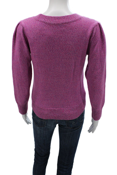 Veronica Beard Womens Multicolor V-Neck Merino Wool Pullover Sweater Size XS