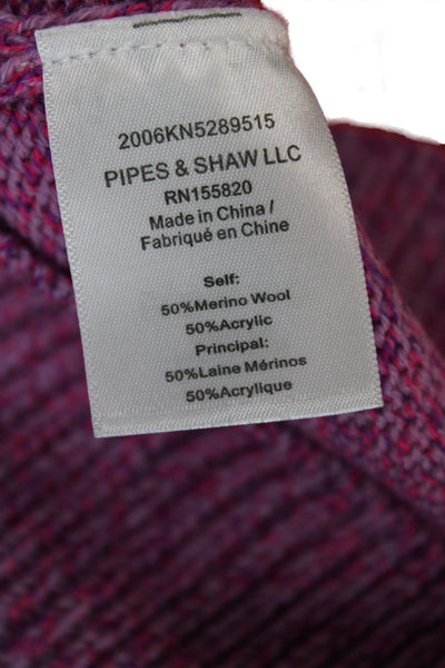 Veronica Beard Womens Multicolor V-Neck Merino Wool Pullover Sweater Size XS