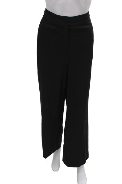 St. John Women Dress Pants Black Knit Classic Zip Size 10