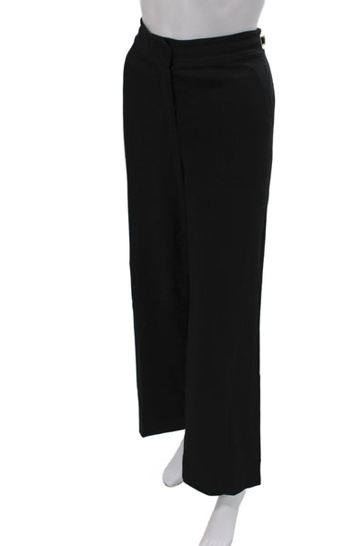 St. John Women Dress Pants Black Knit Classic Zip Size 10