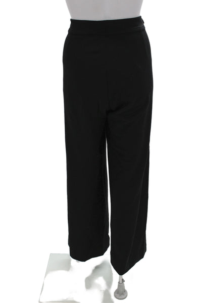 St. John Women Dress Pants Black Knit Classic Zip Size 10