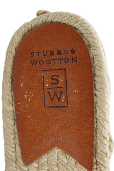 Stubbs & Wootton Womens Slide On Espadrille Wedge Sandals Pink Size 37 7