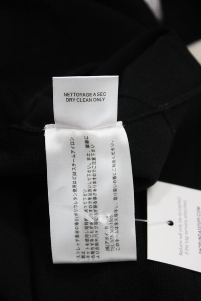 Paule Ka Womens Tank Dress Black Scoop Neck Sleeveless Viscose Size L