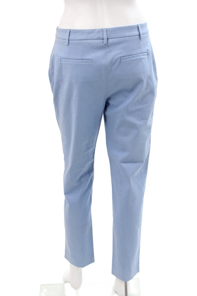 True Royal Womens Chino Pants Blue Button Closure 96% Cotton Size 40