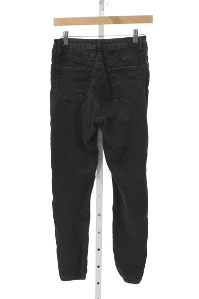 Flying Monkey Womens Black Skinny Mid Rise Jeans Size 27