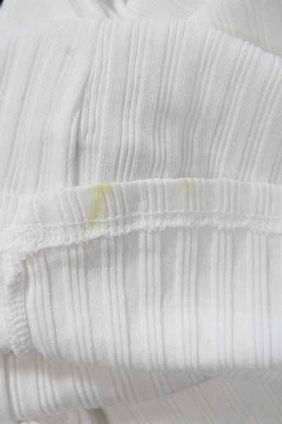 Perfect White Tee Women White Crewneck Tee Short Sleeve Supima Cotton Size S