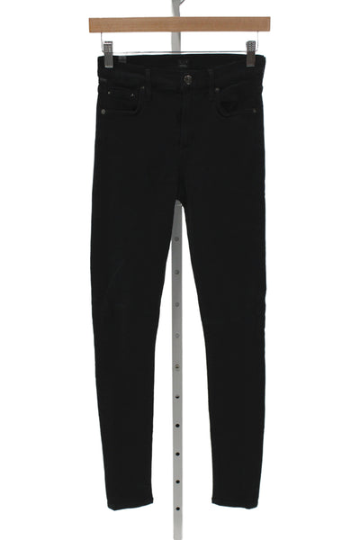 Citizens of Humanity Women Skinny Black Mid-Rise Jeans Size 26