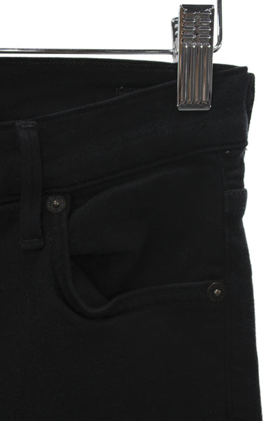 Citizens of Humanity Women Skinny Black Mid-Rise Jeans Size 26