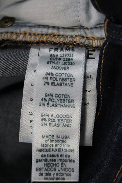 Frame Women Skinny High Waist Blue Jeans Size 25