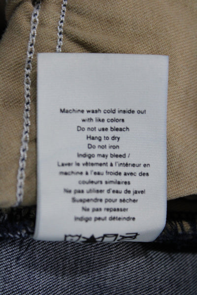 Rag & Bone Womens Skinny Jeans Blue High Waist Cotton Button Size 26