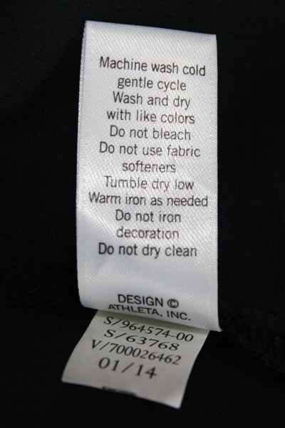 Athleta Women Athletic Black Zip Short Skirt Size 12
