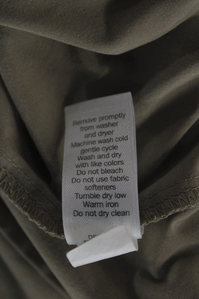 Athleta Womens Athletic Skort Beige Short Zip 86% Recycled Polyester Size 10