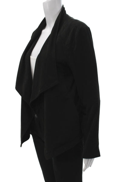 BB Dakota Womens Black Basic Jacket Long Sleeve Button Casual Size M