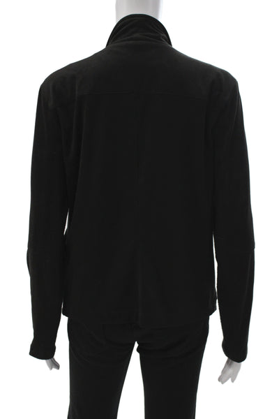 BB Dakota Womens Black Basic Jacket Long Sleeve Button Casual Size M