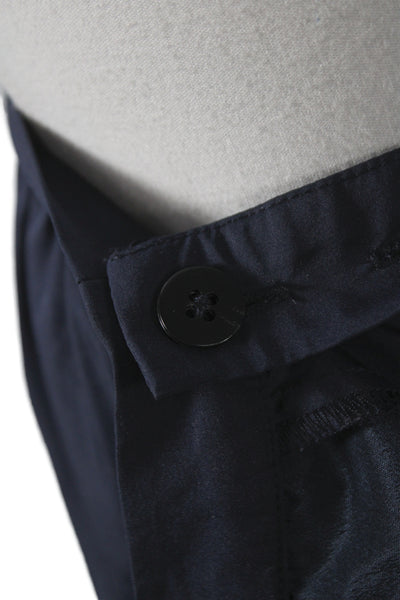 J Crew Womens Wrap Skirt Blue Polyester Knee Length Size 0