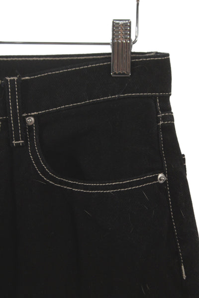 We Wore What Women Black Straight Jeans Size 28