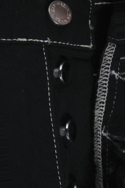 We Wore What Women Black Straight Jeans Size 28