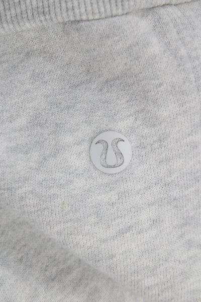 Lululemon Mens Pullover Sweatshirt Gray Cotton Crew Neck Long Sleeve Size M