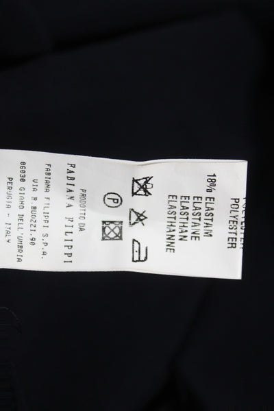 Fabiana Filippi Women Dress Pants Black Hook & Eye Size S