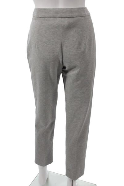 Max Mara Womens Dress Pants Gray 84% Viscose Hook & Eye Inseam 28 Size 8