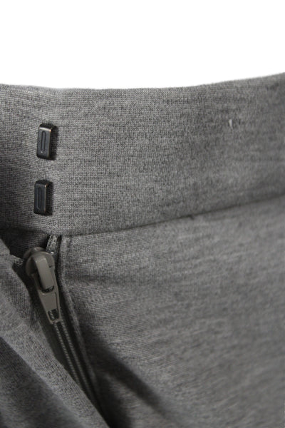 Max Mara Womens Dress Pants Gray 84% Viscose Hook & Eye Inseam 28 Size 8