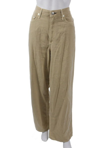 Rag & Bone Womens Chino Pants Beige High Rise Size 32