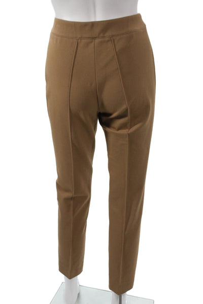 Akris Punto Women Dress Pants Brown 69% Viscose Button Closure Size 6