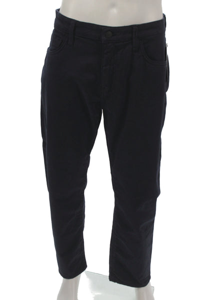 Mavi Mens Straight Jeans Blue Cotton Button Size 35
