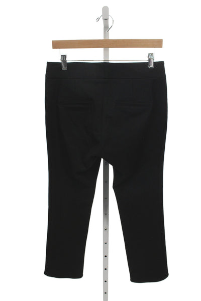 Veronica Beard Women Black Dress Pants Business Button 26 Inseam Size 6