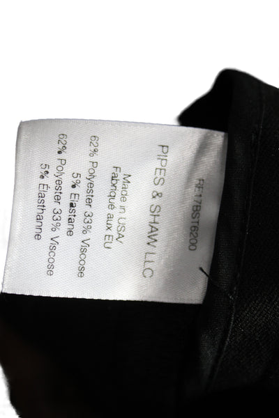 Veronica Beard Women Black Dress Pants Business Button 26 Inseam Size 6