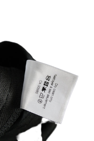 Veronica Beard Women Black Dress Pants Business Button 26 Inseam Size 6