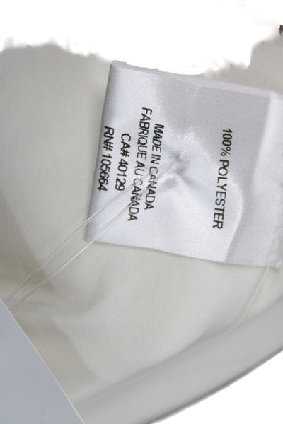 Belle Badgley Mischka Women Sheath Dress Ivory Sleeveless Knee Length Size 4