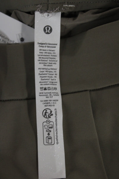 Lululemon Womens Dress Pants Green Athleisure Size PP