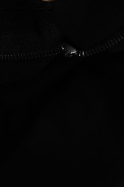 Dolce & Gabbana Women Ankle Pants Black Virgin Wool Button Size 38
