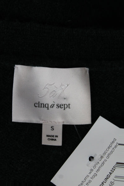Cinq à Sept Womens Cardigan V-Neck Long Sleeve Green Size S