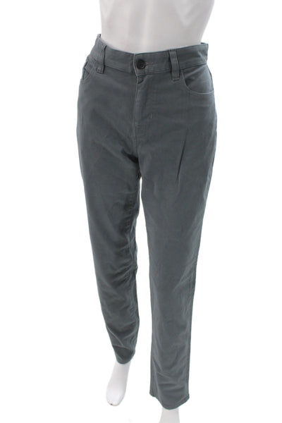 Vince Mens Chino Pants Gray Cotton Button Casual Size 30