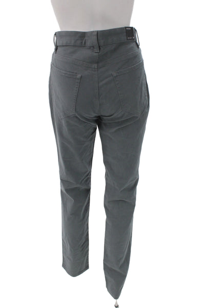 Vince Mens Chino Pants Gray Cotton Button Casual Size 30