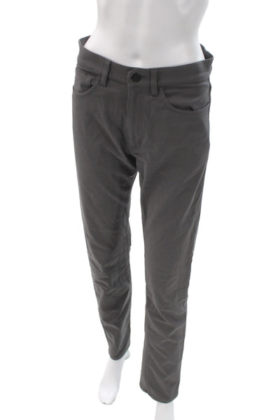 Theory Men Chino Pants Gray Size 28
