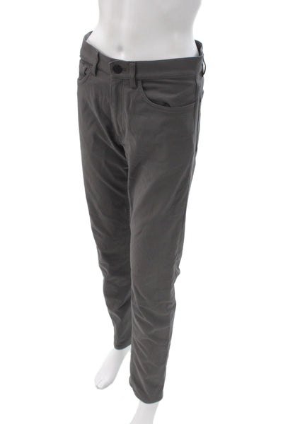 Theory Men Chino Pants Gray Size 28