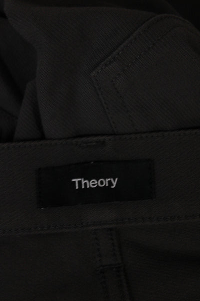 Theory Men Chino Pants Gray Size 28
